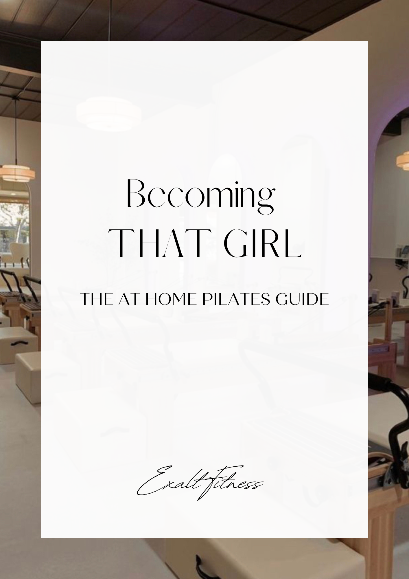 AT HOME PILATES GUIDE