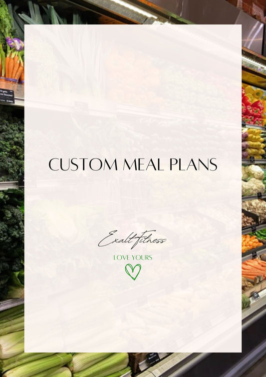 Custom meal plan